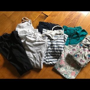 Various cami tops. (9)
